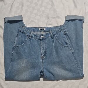 American Bazi Light Blue Mom Jeans